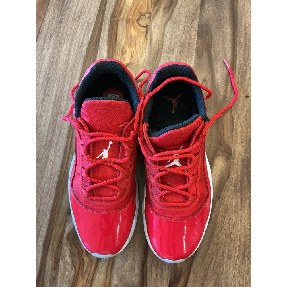 Jordan 11 CMFT Low Gym Red White Black Sneakers DN4180-601 Mens 10